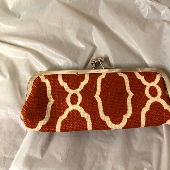 Spartina Orange Patterned soft glasses case - Picture 4 of 4
